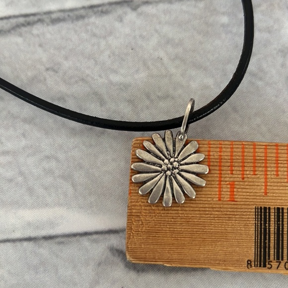 Vintage Silpada 925 black cord necklace with pendant - Picture 8 of 8